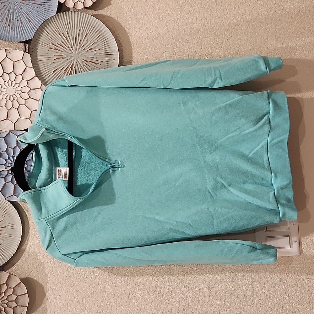 XS 1/4 zip Teal by PINK